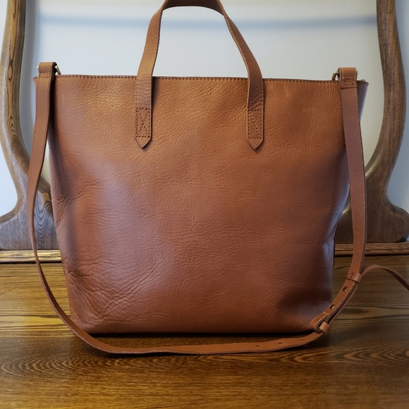 Madewell Handbags - Madewell Zip-Top Transport Carryall - Tan